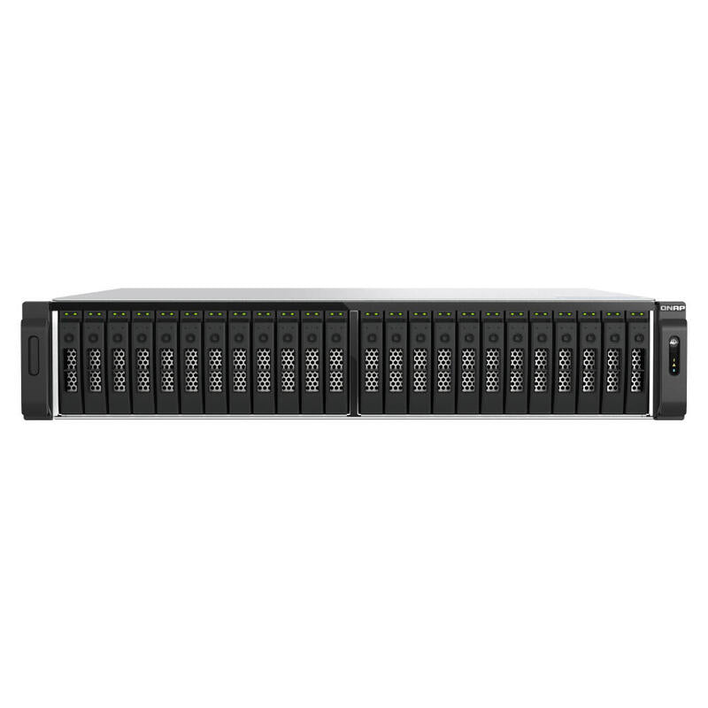 Qnap Ts-H3077afu-R5 Servidor Nas 30 Compartimentos Montaje En Bastidor Sata 6gb/S Raid Raid 0 1 5 6 10 50 Jbod 60 Ram 32gb 2.5 Gigabit Ethernet / 10 Gigabit Ethernet Iscsi Soporta 2u
