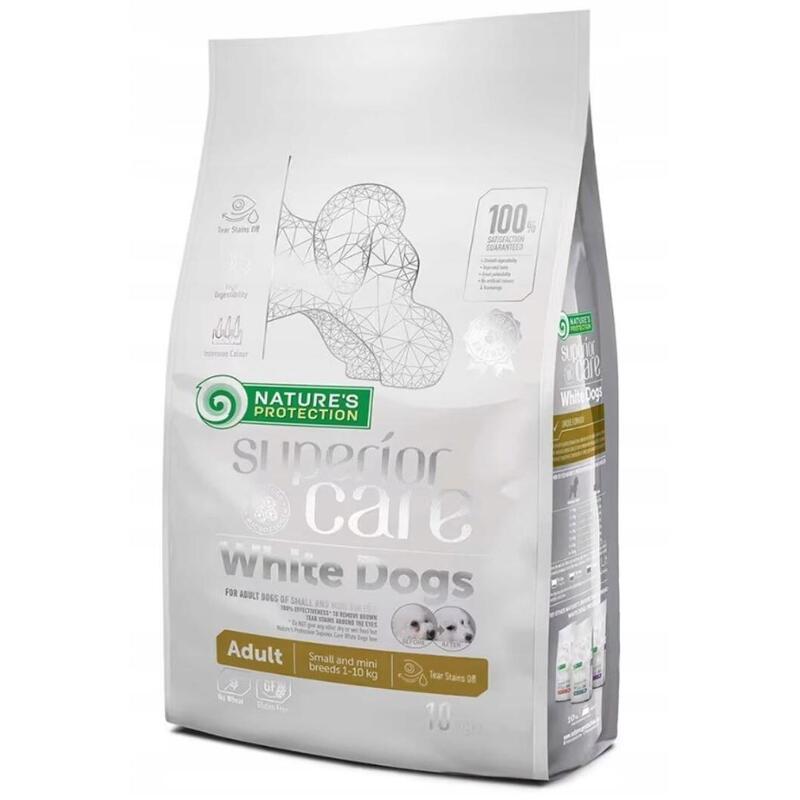 Nature'S Protection Superior Care White Dogs Grain Free Adult Small Cordero - Comida Seca Para Perros - 10 Kg