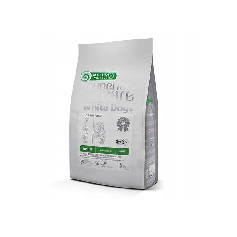 Nature'S Protection White Dogs Insects Adult Small Breeds 1,5kg
