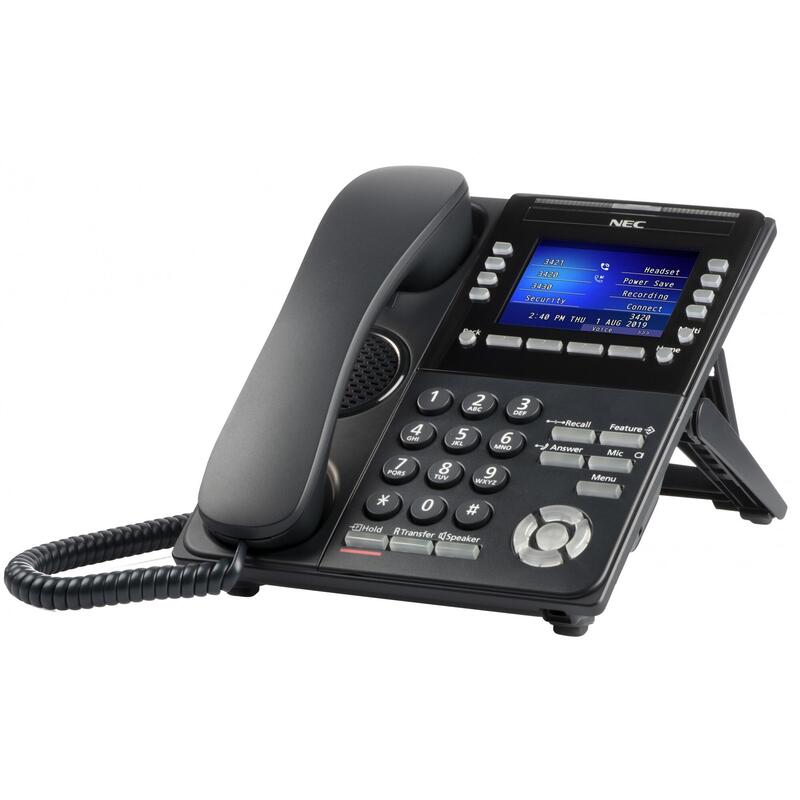 Nec Sv9100 Teléfono Del Sistema Ip Itk-8lcx-1p (Bk) Tel,