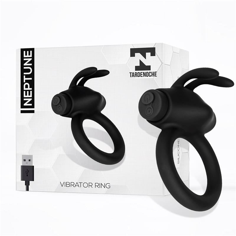 Neptune Anillo Vibrador Silicona Recargable Usb
