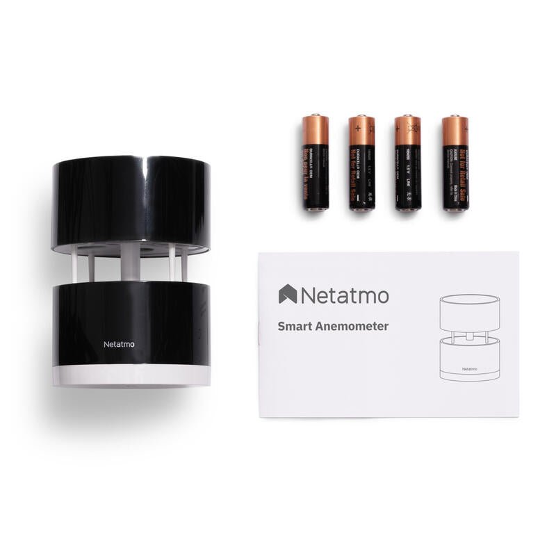 Netatmo Wind Gauge Sensor Ambiental Para Hogares Inteligentes Inalámbrico