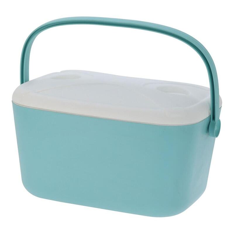 Nevera De Camping 20 L Color Turquesa, 470 X 315 X 270 Mm