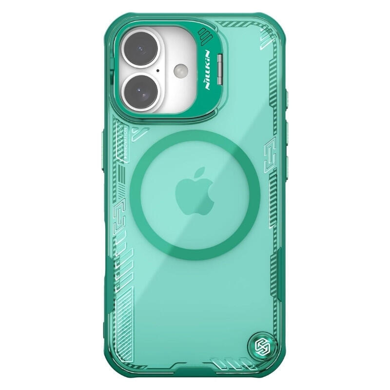 Nillkin Funda Iceblade Prop Magnética Con Soporte Protector De Cámara Iphone 16 Verde