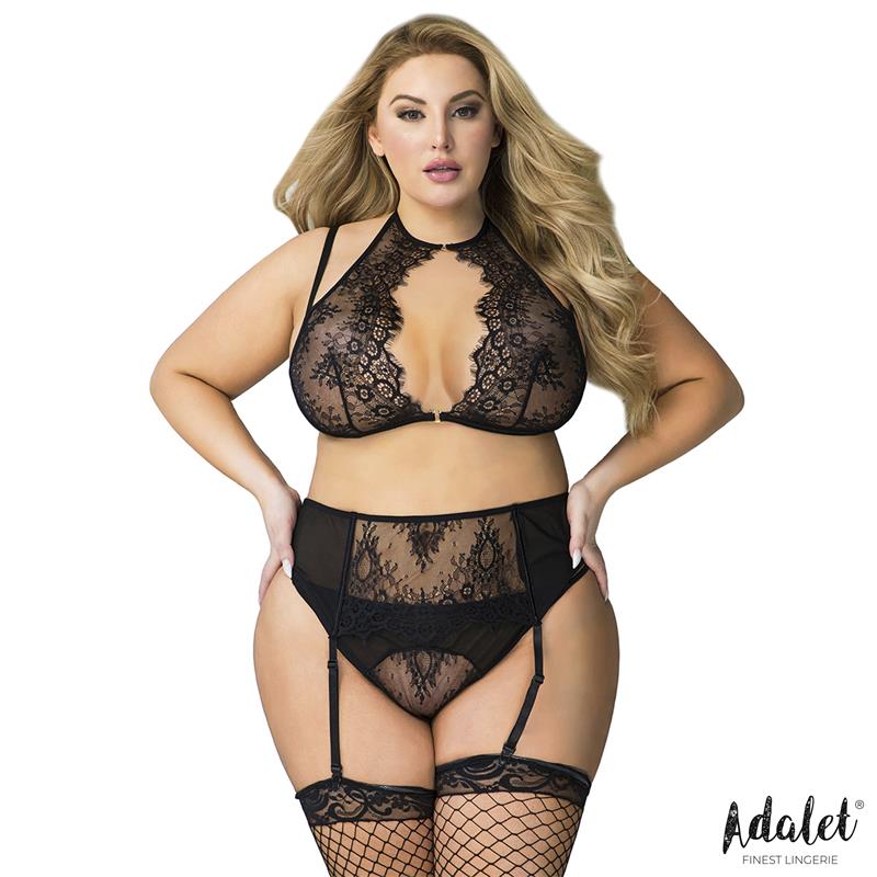 Nisa Set Sujetador, Liguero Y Tanga Talla 44-46