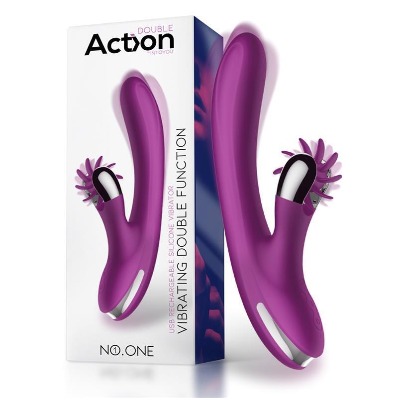 No. One Vibrador Con Rueda Estimuladora Usb Silicona