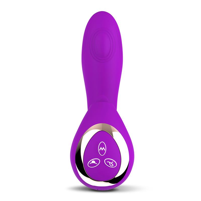 No. Twentyone Vibrador Con Bola Pulsante Y Lengua Estimuladora