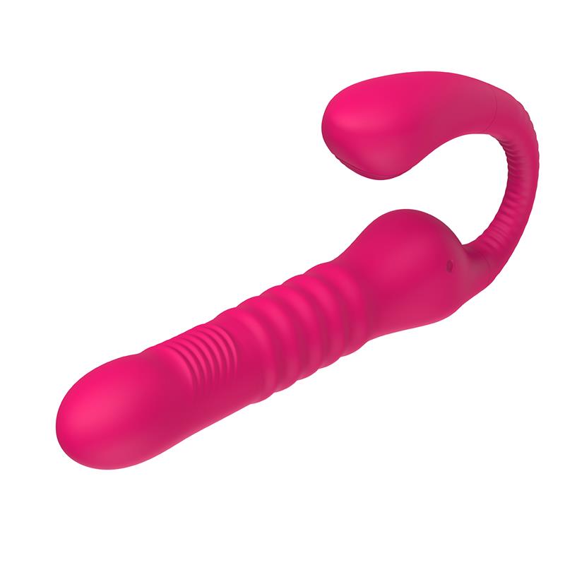 Vibrador No. Twentythree Doble Con Pulsación Y Thrusting Flexible 180º
