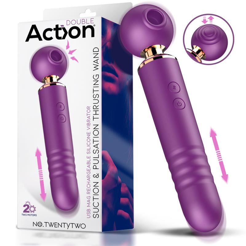Masajeador Con Succión No. Twentytwo , Pulsación Y Thrusting