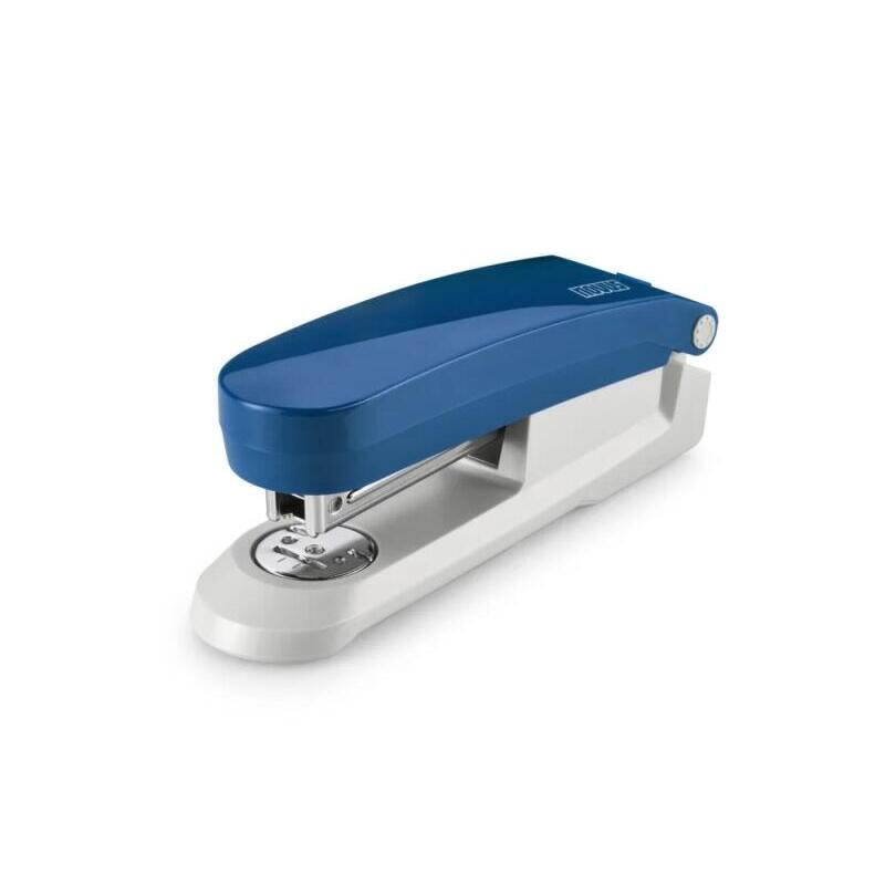 Novus Evolution E 20 Grapadora De Sobremesa + Caja De 200 Grapas 24/6 - Hasta 20 Hojas - Grapado Cerrado, Abierto Y