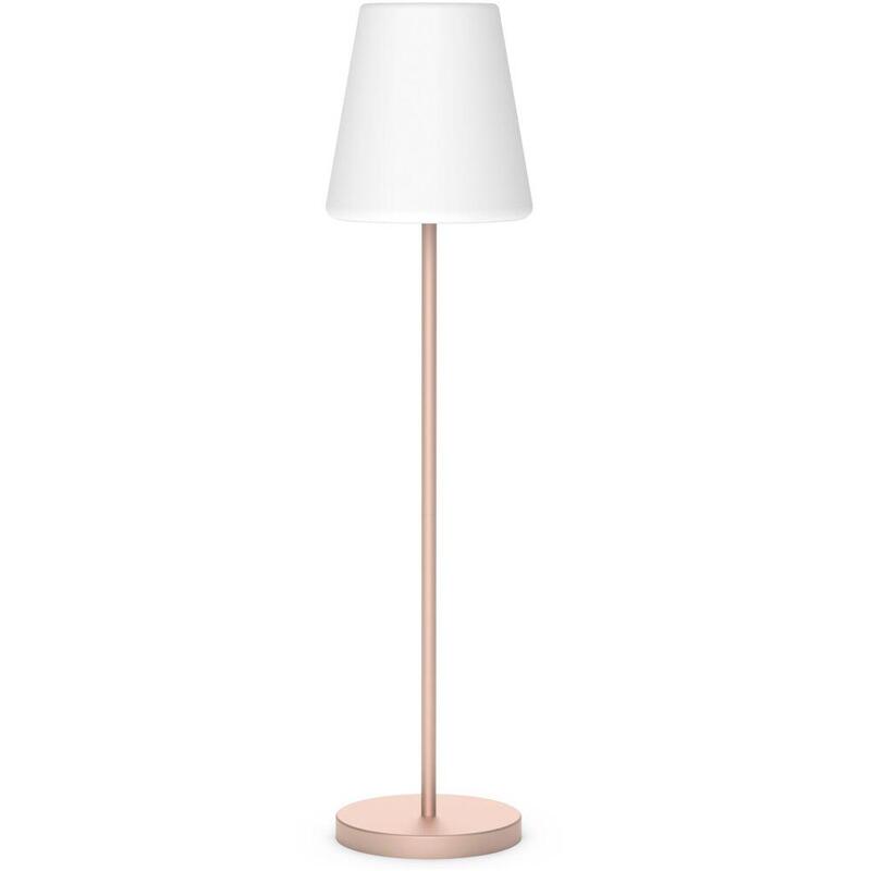 Nuevo Lámpara De Pie Led Garden Lola Slim 180 Oro Rosa