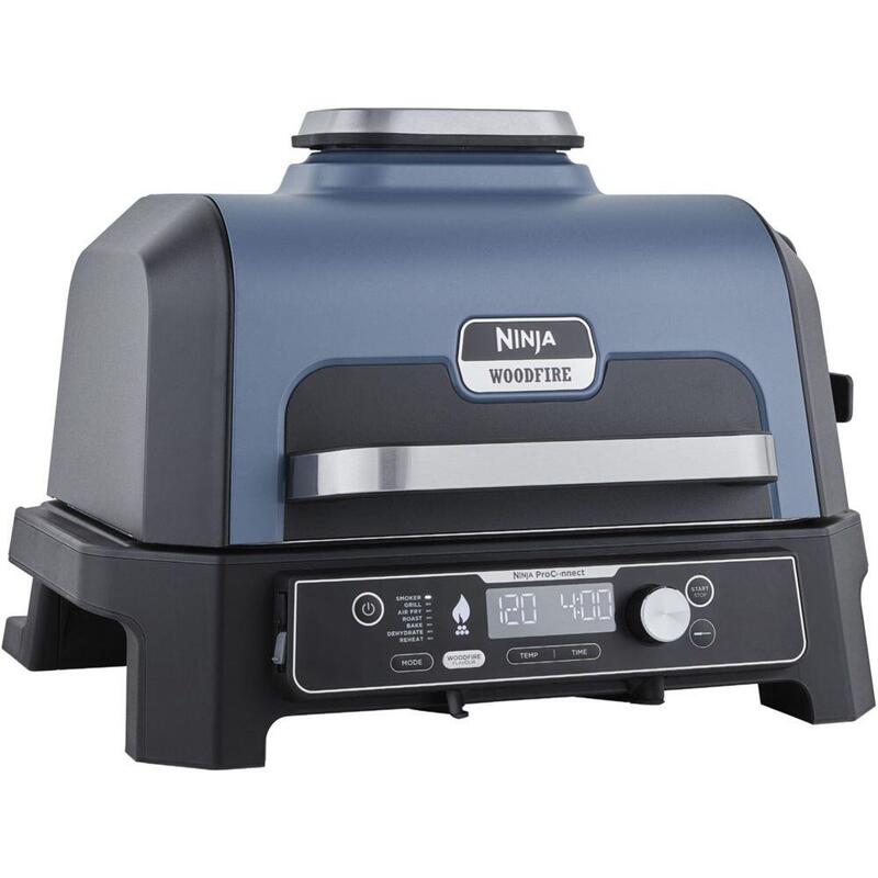 Ninja Woodfire Pro Connect Xl Elektrogrill Y Smoker Blue/Black, 1.700 Vatios Og901eu