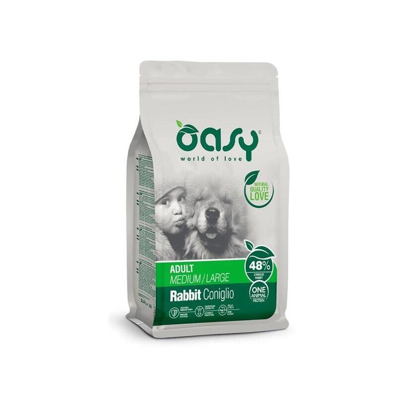Oasy One Proteína Animal Adulto M/L Conejo 12kg