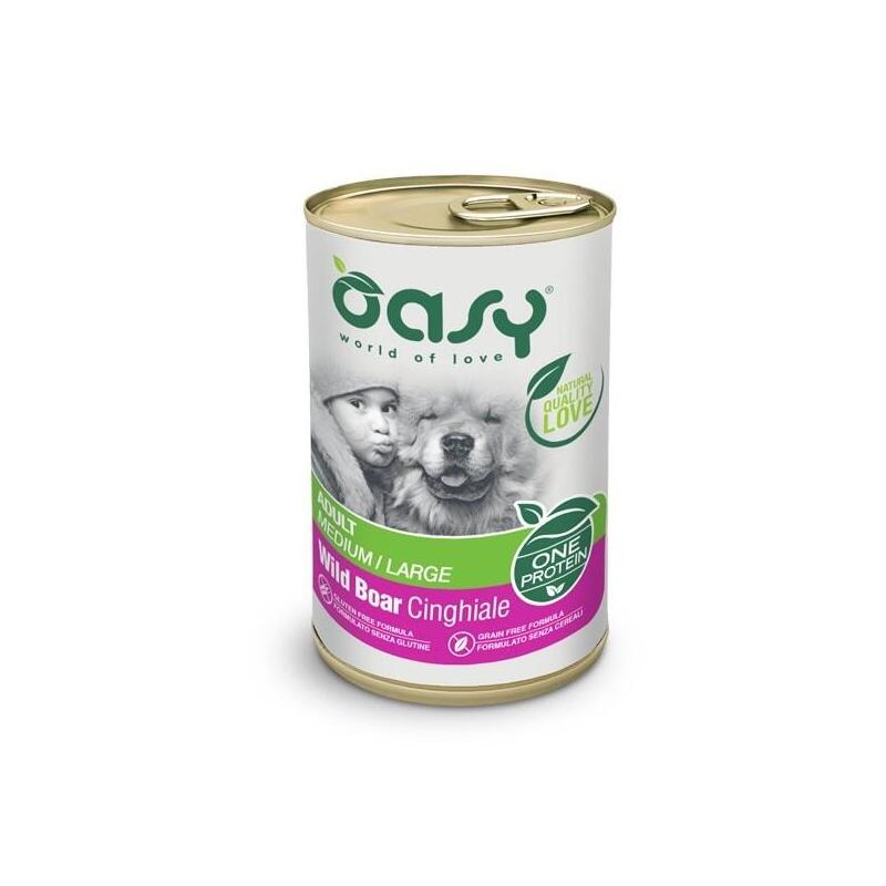 Oasy One Protein Adult Medium/Large Wild Boar 400gr