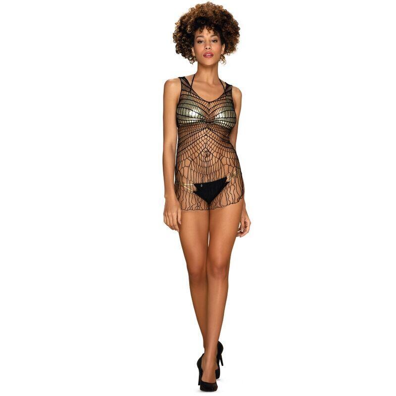 Obsessive - D607 Vestido En Cuerpo De Red Talla Unica