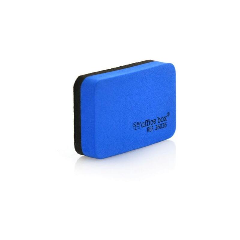 Office Box Mini Borrador Pizarra Blanca 73x44x15mm Azul