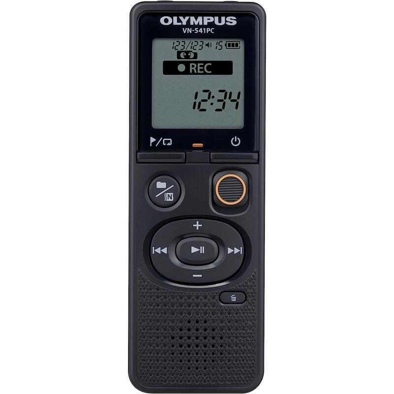 Olympus Vn-541pc Digital Voice Recorder Negro (4gb) With Alkaline Battery, Microusb Cable (Om Branded)
