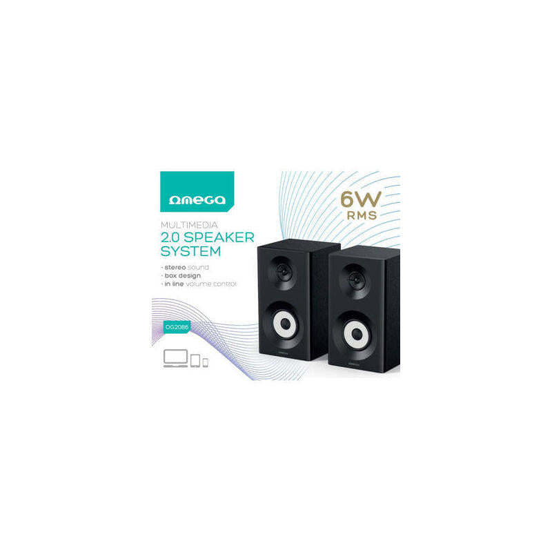 Omega Altavoces Pc 2.0 6w Usb Og2086