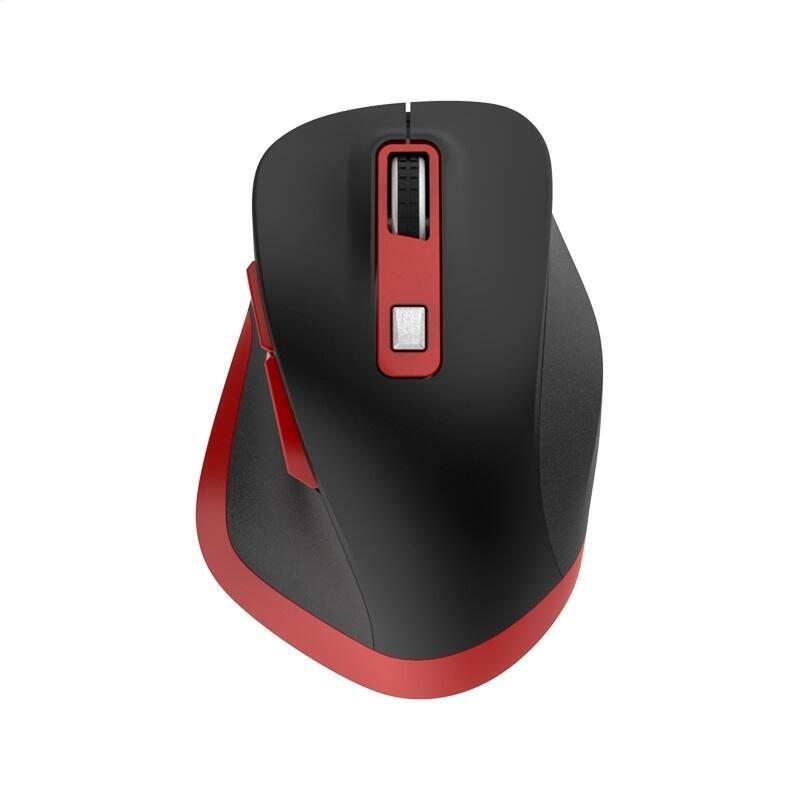 Omega Raton Dual Inalambrico Bluetooth Recargable Usb-C Omc526rwbr Negro Rojo