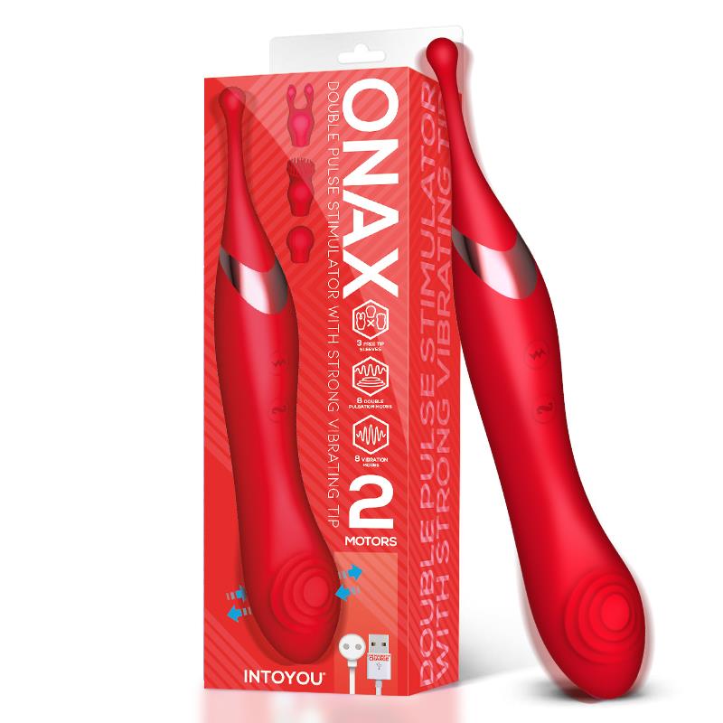 Onax Estimulador Doble Vibrador De Punto Y Doble Pulsación Usb