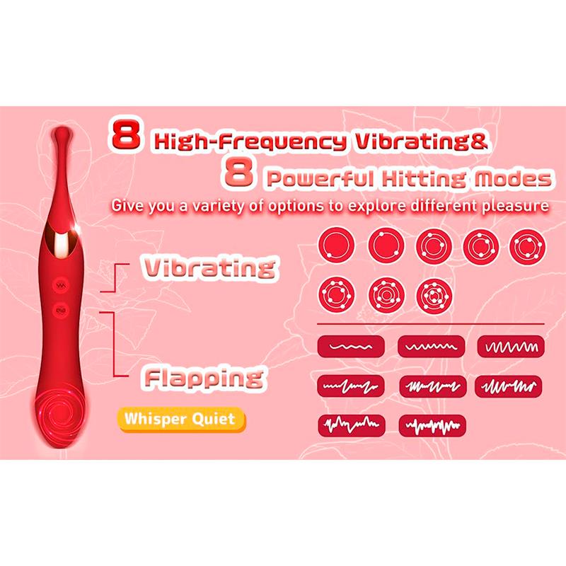 Onax Estimulador Doble Vibrador De Punto Y Doble Pulsación Usb