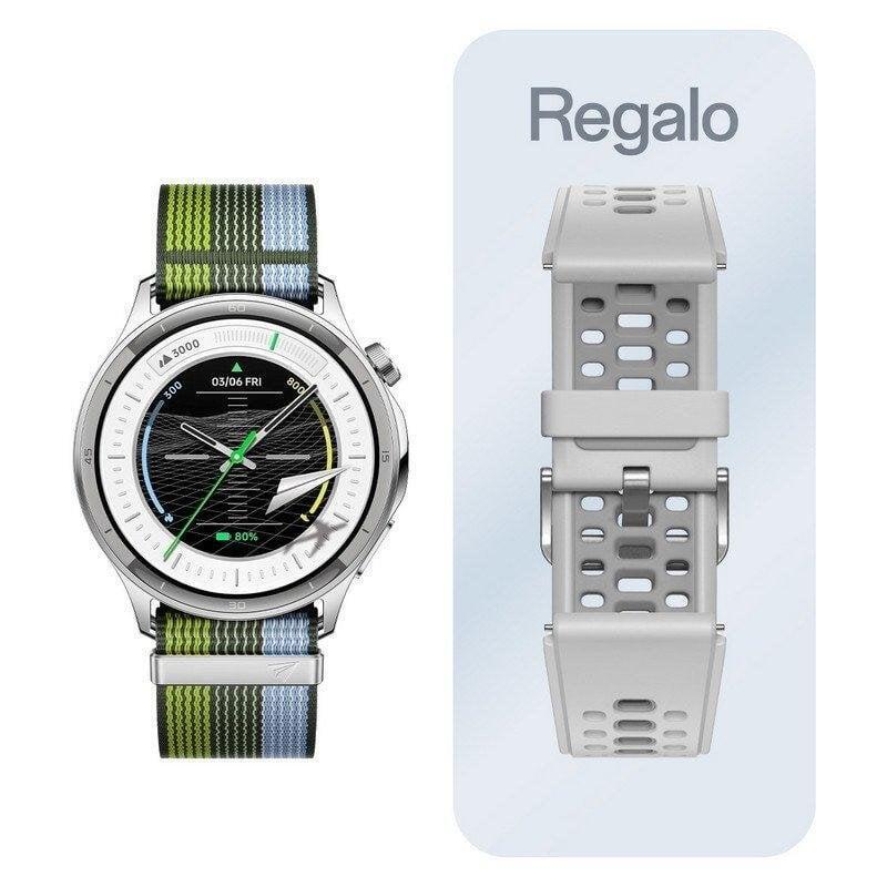 Oppo Watch S Bluetooth Wifi Nfc Gps 44,9mm Amoled Plata Resistencia Agua 5atm+Ip68 Spo2 Ecg