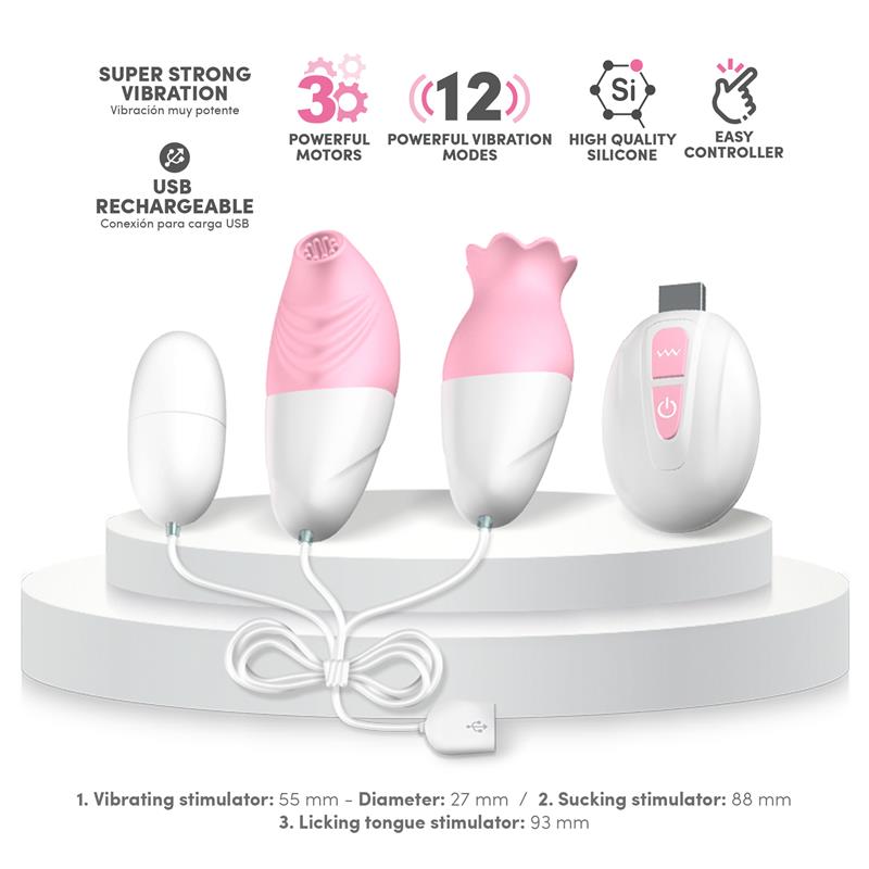 Orchest Estimulador 3 In 1 Con Control Remoto