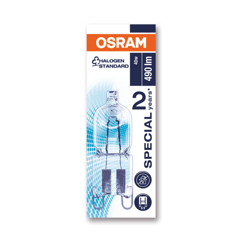 Osram Halogen Backofenlampe G9 40w 230v Fs1 Matt