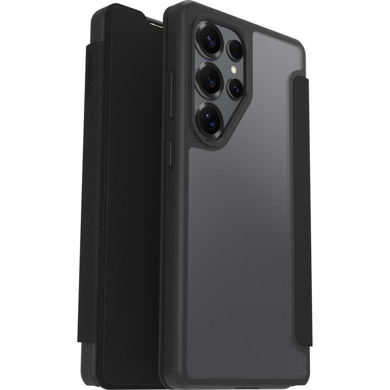 Otterbox React Series Funda Con Tapa Para Teléfono Móvil Cristal Negro Para Samsung Galaxy S25 Ultra