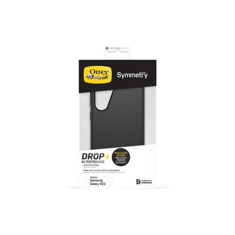 Otterbox Symmetry Series Carcasa Trasera Para Teléfono Móvil Policarbonato Goma Sintética Negro Para Samsung Galaxy S23