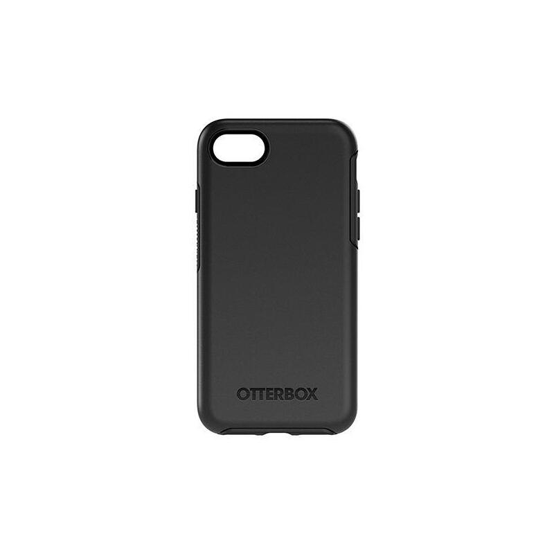 Otterbox Symmetry Series Apple Iphone 7carcasa Trasera Para Telfono Mvilpolicarbonato, Goma Sintticanegropara Apple Iphone 7