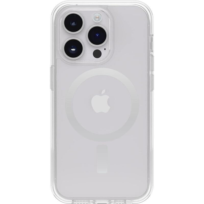 Otterbox Symmetry Series+ Carcasa Trasera Para Teléfono Móvil Con Magsafe Compatibilidad Con Magsafe Policarbonato Goma Sintética 50 % De Plástico Reciclado Transparente Diseño Estilizado Para Apple Iphone 14 Pro Max