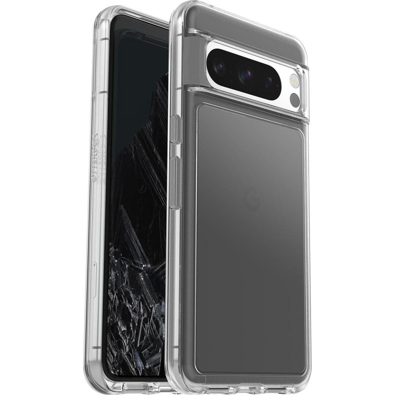 Otterbox Symmetry Series Carcasa Trasera Para Teléfono Móvil Policarbonato Goma Sintética Transparente Para Google Pixel 8 Pro