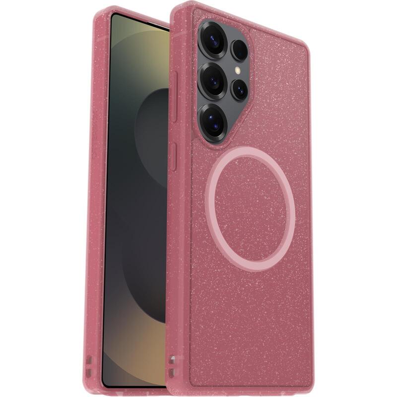 Otterbox Symmetry Series Clear Carcasa Trasera Para Teléfono Móvil Compatibilidad Con Magsafe Policarbonato Elastómero Termoplástico (Tpe) Foxberry (Rosa) Para Samsung Galaxy S25 Ultra