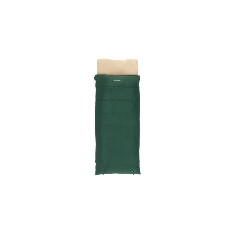 Outwell Contour Prime Sleeping Bag, Right Zipper, Green