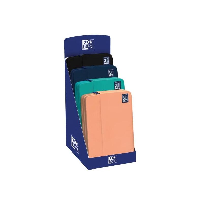 Oxford B-Case Expositor Con 10 Fundas Para Portatil Hasta 16" - Compartimento Acolchado - Bolsillo Exterior Con