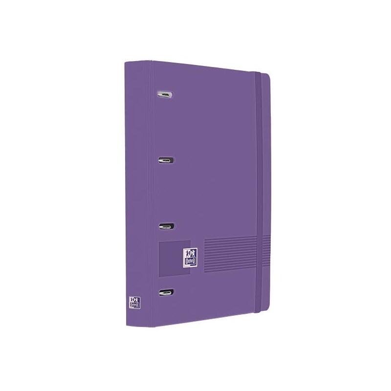 Oxford Europeanbinder Live & Go A4+ Carpeta Tamaño A4+ Con Recambio De 100 Hojas Cuadricula 5x5mm - Tapa De Plastico