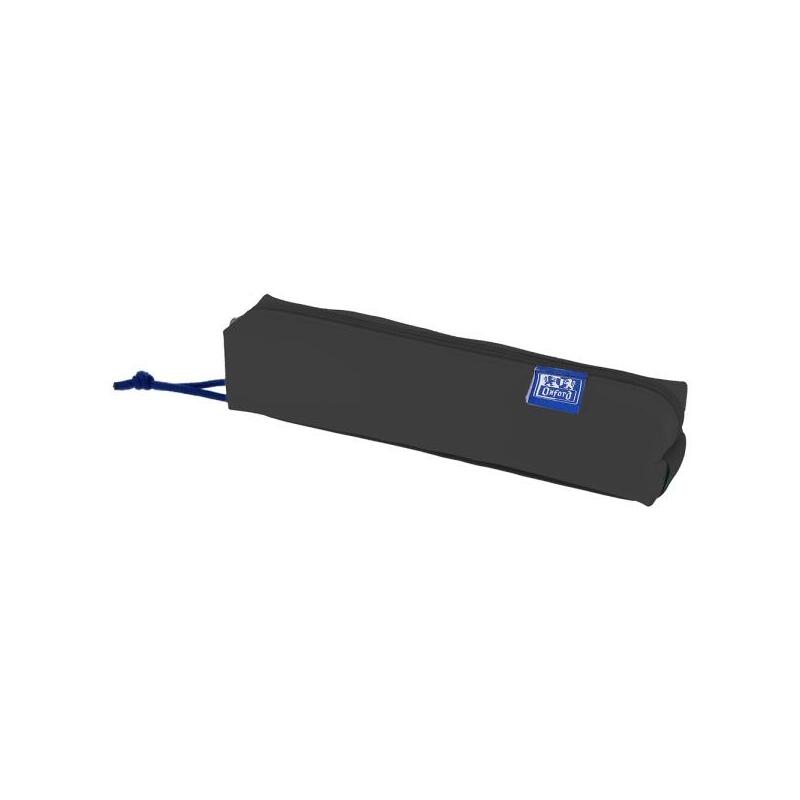 Oxford Kangoo Live And Go Estuche Cuadrado Compacto - Goma Elastica Para Cuadernos - 22x4x4cm - Negro