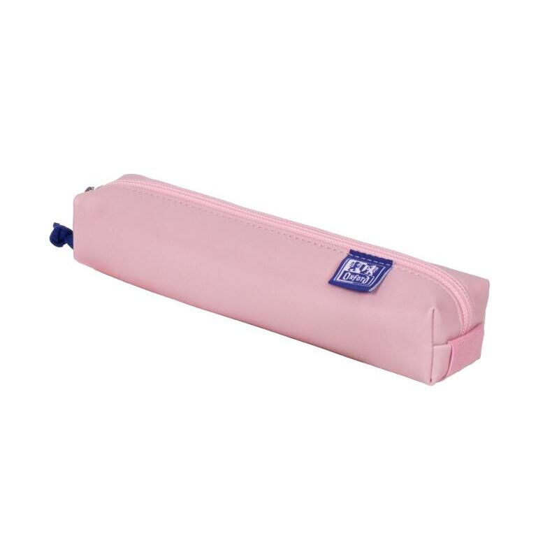 Oxford Kangoo & You Estuche Cuadrado Pequeã±O - Fabricados En Napa - Goma Elastica Para Unirlo Al Cuaderno - Rosa