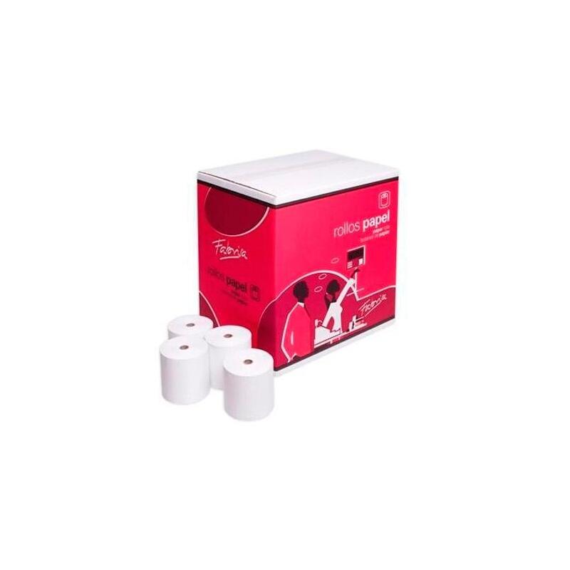 Pack 10 Rollo Papel Térmico Fabrisa 57x48x12 Mm - 0066