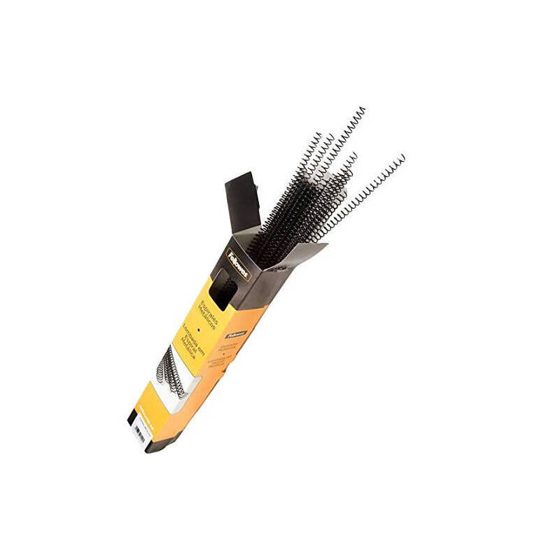 Pack 100 Espirales Metalicas 10 Mm. Negro Fellowes  Pack 100 Espirales Metalicas 10 Mm. Negro Fellowes 5110301