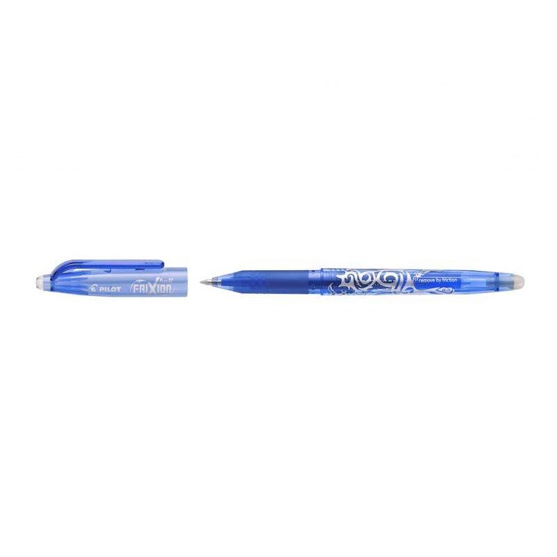 Pack 12 Unidades Pilot Boligrafo De Gel Borrable Frixion Ball - Punta De Bola Redonda 0.7mm - Trazo 0.4mm - Grip Ergonomico - Color Azul