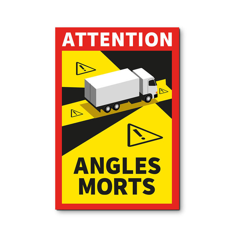 Pack 3 Adhesivos "Angles Morts" 17x25cm