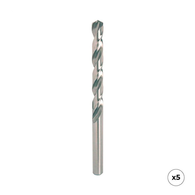 Pack De 10 Unidades - Broca Hss4341 Para Metal, Rectificada, Ø1,00 X 34,00 Mm, 5 Uds