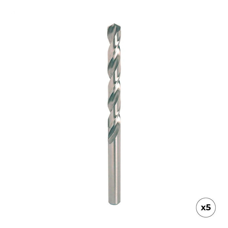 Pack De 10 Unidades - Broca Hss4341 Para Metal, Rectificada, Ø2,00 X 49,00 Mm, 5 Uds