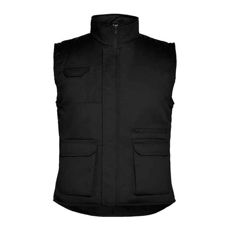 Pack De 10 Unidades - Chaleco Laboral Almanzor Negro T-Xxl