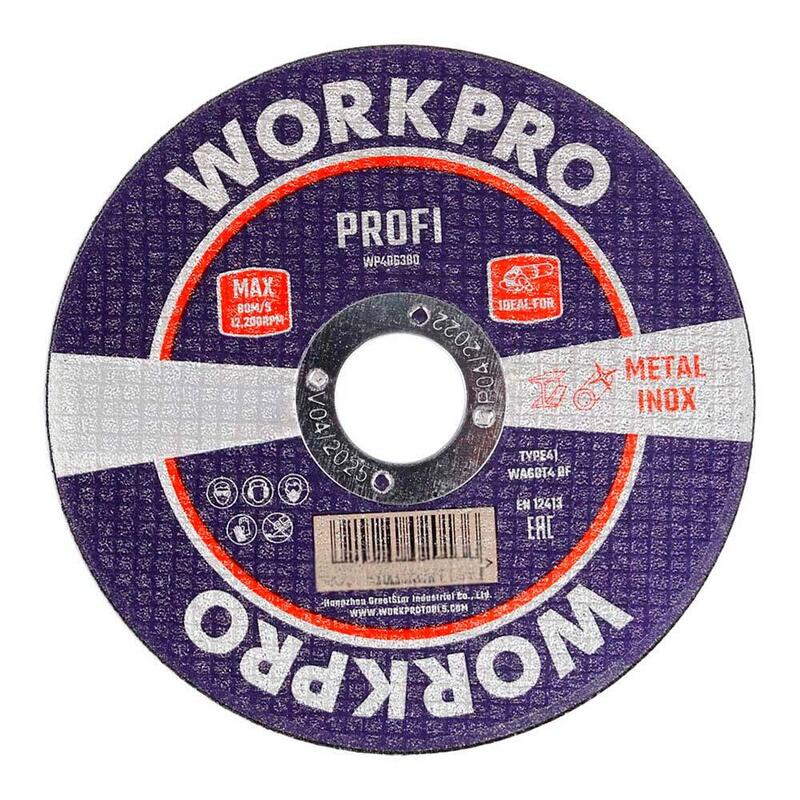 Pack De 10 Unidades - Disco De Corte Metal E Inox T41, Profi, Ø125 X 1,6 X 22,2 Mm