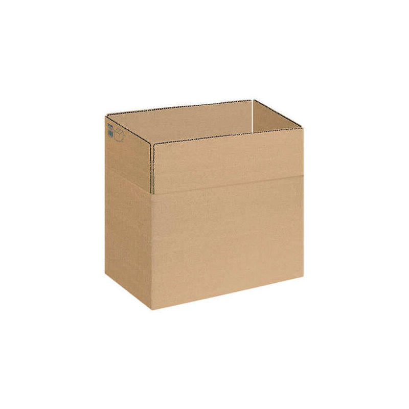 Pack De 10 Unidades Dohe Cajas De Embalaje De 4 Solapas - 3mm De Canal - Fabricadas En Carton Marron - Resistente Y