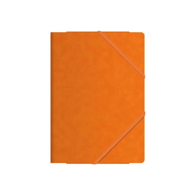 Pack De 10 Unidades Dohe Carpetas De Gomas Con Tres Solapas - Tamaño Folio - Cartulina De Primera Calidad -