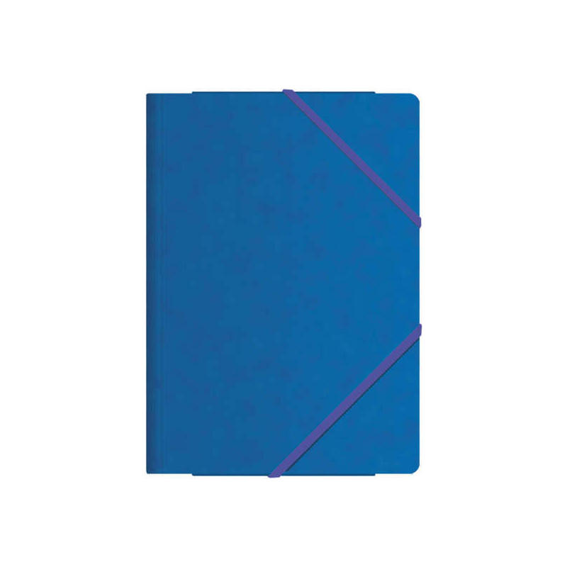 Pack De 10 Unidades Dohe Carpetas De Gomas Con Tres Solapas - Tamaño Folio - Fabricadas En Cartulina De Primera Calidad